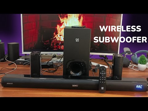 Thumbnail for govo gosurround 990 dolby digital 525w soundbar 5.1 channel home theatre 6.5 wireless subwoofer