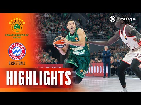 Nunn Shines in Tight Game Action | Panathinaikos - Bayern | R1 BASKETBALL HIGHLIGHTS 2025-26