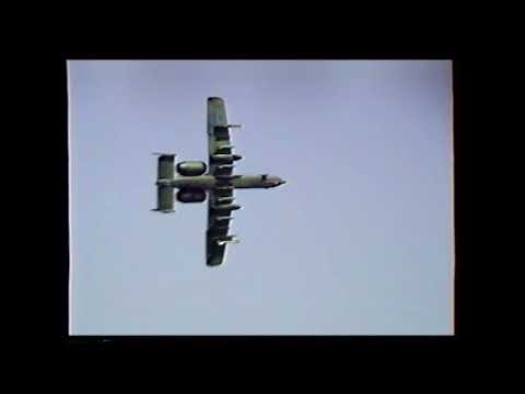 A-10A Warthog Hardwood Bombing Range Aug 1993 IG Video