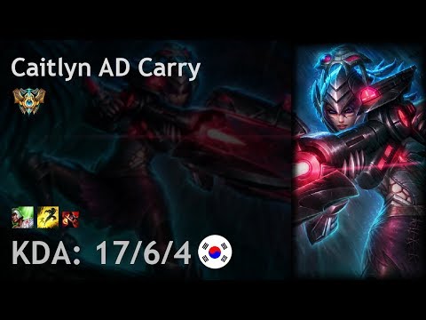 Caitlyn AD Carry vs Ashe - KR Challenger Patch 7.16
