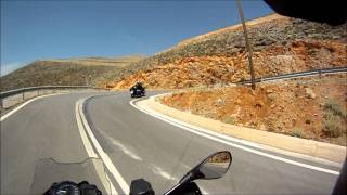 preview picture of video 'F800GS: Crete - Chora Sfakion to Anopoli'