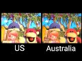 Playhouse Disney Ooh And Aah Monkey Mail Bumper Comparison MFT P US And Australia