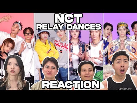 WE WATCH 4 DIFFERENT NCT RELAY DANCES!