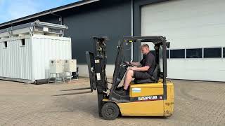 Caterpillar EP18KT 1.8 ton Triplex Freelift Sideshift Elektra Heftruck gaffeltruck 3-hjulet | Billede 4 - Machineryline