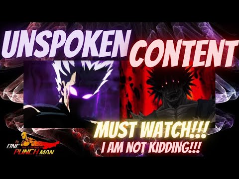 Unspoken Content! Guide on How to adjust to the current meta! One Punchman: The Strongest