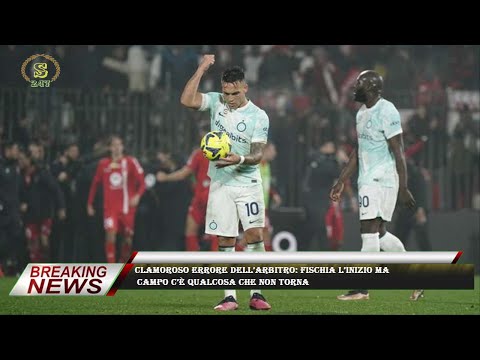 Clamoroso errore dell’arbitro: fischia l’inizio ma  campo c’è qualcosa che non torna