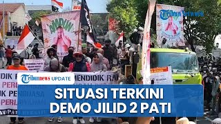 Situasi Terkini Demo "Jilid 2" Masyarakat Pati Bersatu di Gedung DPRD, Dikawal 1.200 Personel