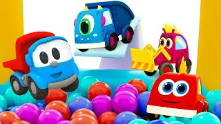 Sing with Mocas &amp; Sing with Leo! Vehicles song &amp; nursery rhymes. Car cartoons &amp; songs for kids