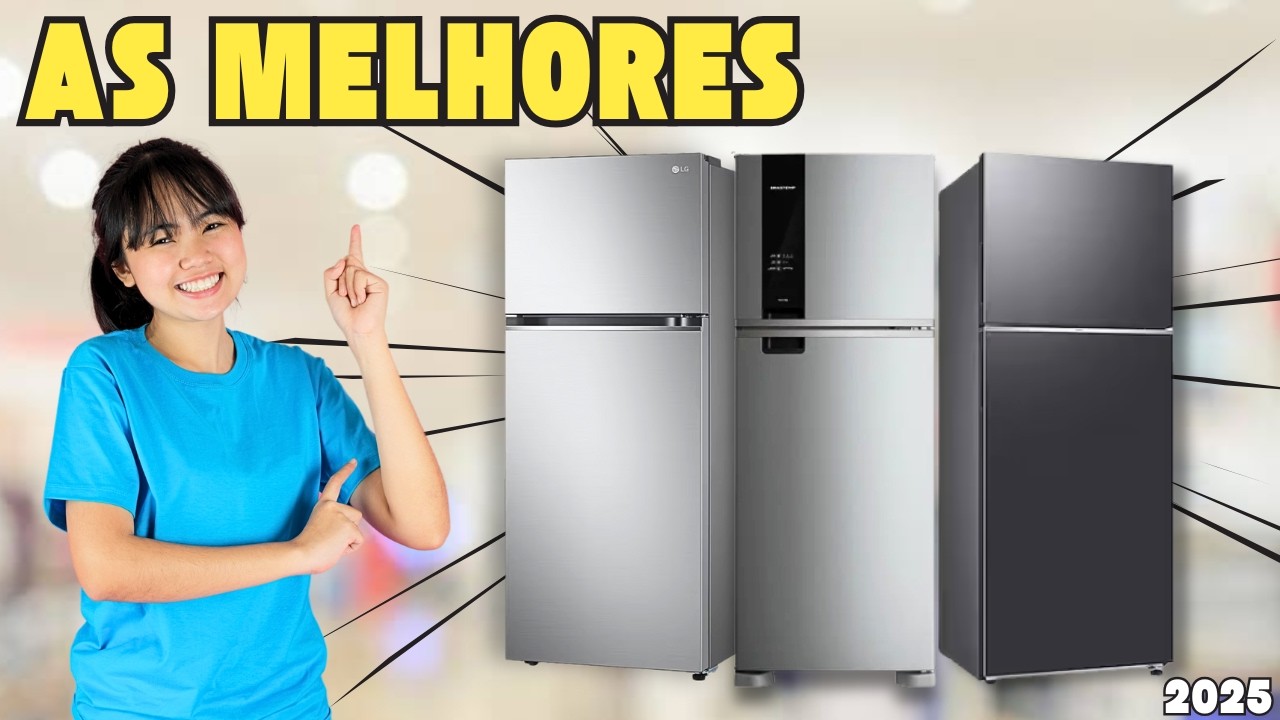 TOP 8 MELHORES GELADEIRAS PARA COMPRAR EM 2025. MELHORES GELADEIRAS FROST FREE.