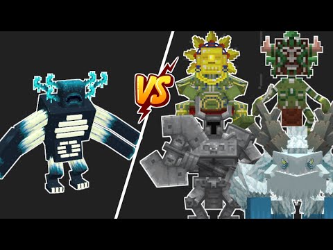 New Mutant Warden vs Mowzie's Mobs Mowzie's Mobs Mutant Warden MutantWarden vs Ferrous Wroughtnaut