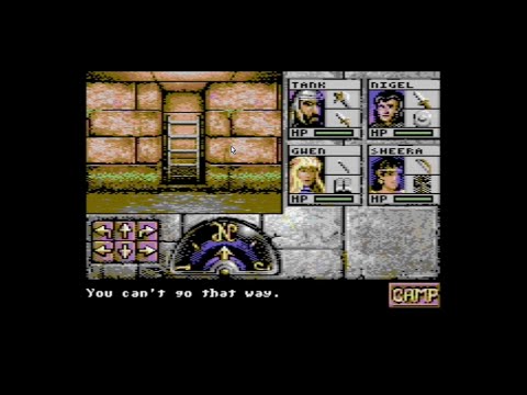 Eye of the Beholder on C128 (Vice emulator) Part 2