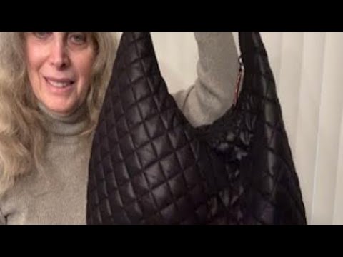 MZ WALLACE BLACK LARGE SHOULDER BAG: Gives Me YSL Maxi Vibes UNBOXING & WHAT FITS ?  || Bag Hound 🐾