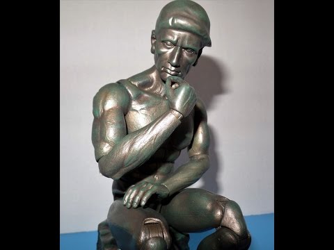 ACI TOYS 1/6 Action Statue of The Thinker by Auguste Rodin Unboxing and Review