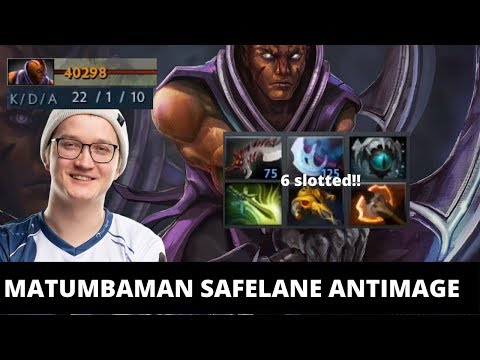 Matumbaman safelane antimage pro gameplay (farming god) Dota2 TV