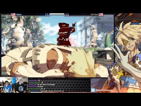 GGXrdR 8/12/16 - faultydefense (Sin) vs COG|Kid Viper (Johnny)