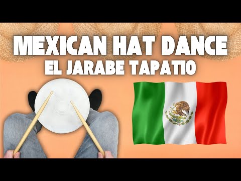 Mexican Hat Dance "El Jarabe Tapatio" - Easy Bucket Drumming Play Along🥁 for Cinco de Mayo 🇲🇽