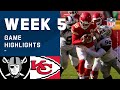 Raiders vs. Chiefs Week 5 Highlights | NFL 2020