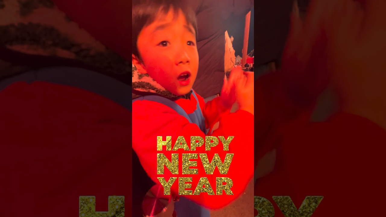 じゅたろうくんユニバーサルスタジオでカウントダウン！