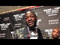 DEONTAY WILDER'S ON WHY ITS SPECIAL THAT FURY & HIM SHOWED RESPECT AFTER FIGHT