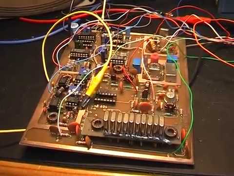 Homebrew  HF transceiver 40m band, old project from 1999