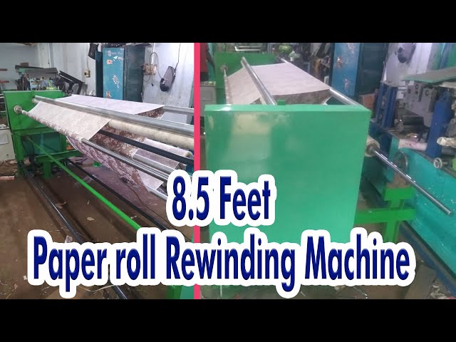 Rolling Rework Tool Roll Rewinding Machine - 1.5 Ton Customized Printed Rewinding Machine ...