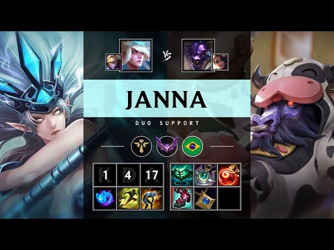 Janna Support vs Alistar - BR Master Patch 25.20