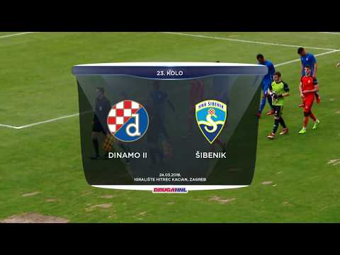 SAŽETAK: DINAMO II vs ŠIBENIK 2:0 (23. kolo, Druga HNL 17/18)