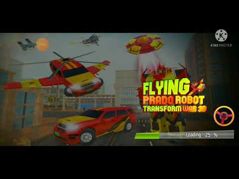 Flying Prado Robot Transform War 3D (Android Game )