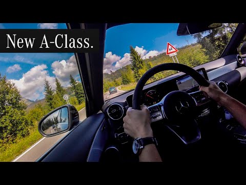 UPHILL MOUNTAIN DRIVE! | 2019 MERCEDES A CLASS AMG LINE Video