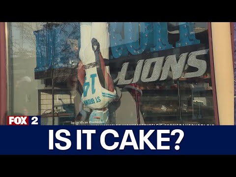 Is it cake? Bakery turns Amon Ra St. Brown touchdown celebration into cake art