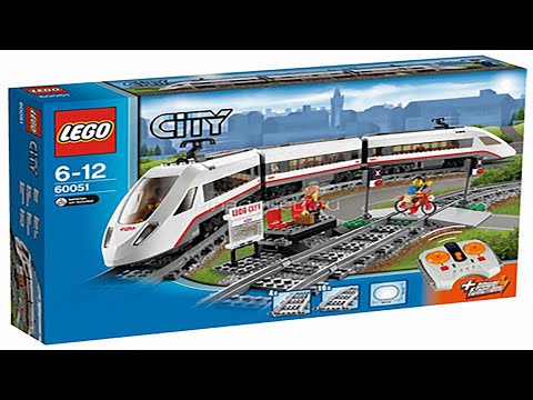 Lego City 60051 High speed Passenger Train - Lego Stop Motion