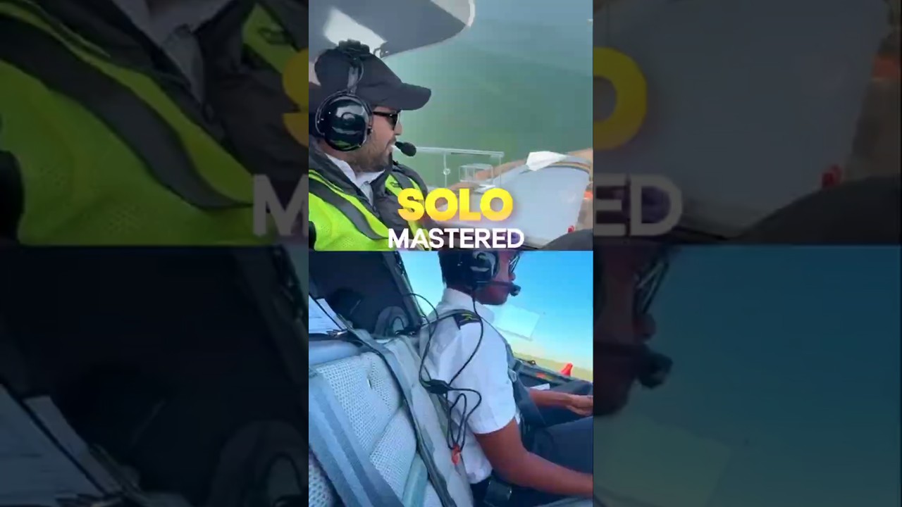 Our cadets have successfully completed their first solo flights, demonstrating the confidence