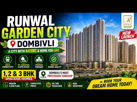 Flat For Sale in Shilphata | Runwal Ivory Dombivli — video