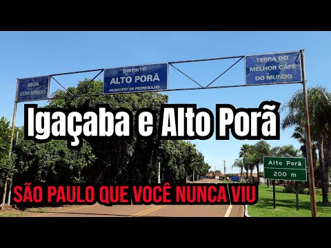 Alto Porã e Igaçaba - Pertinho de Franca e Rifaina - Cidades pequenas do interior de São Paulo