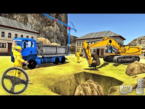 Offroad Heavy Excavator Crane Simulator - Driver Construction Vehicles - Android GamePlay
