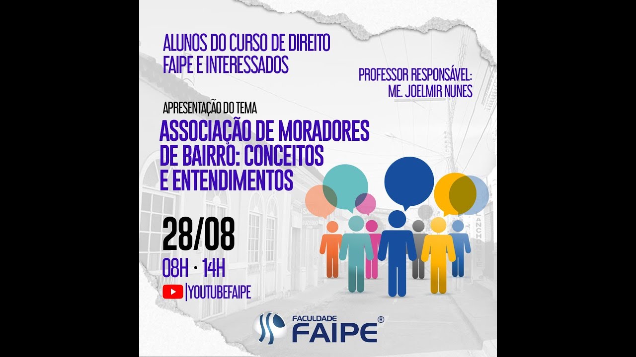 Associação de Moradores de Bairro: Conceitos e entendimentos.