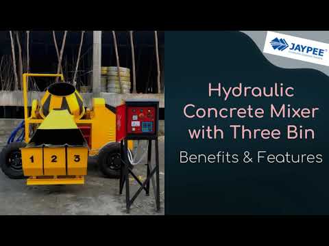 3 Bin Concrete Mixer