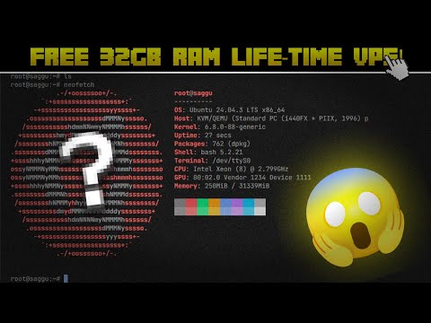 How To Get Free 32GB RAM VPS 🔥 | How To Make VPS Server at Home | Life-Time, Root access Ubuntu Vps!