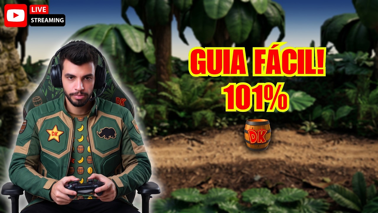 DONKEY KONG COUNTRY (SNES): GUIA FACILITADO DICAS, SEGREDOS E 101%! 🍌🎮 LIVE