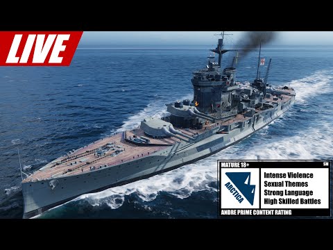 WARSPITE, die alte Lady hat es immer noch drauf! - World of Warships | [Stream] [60fps]
