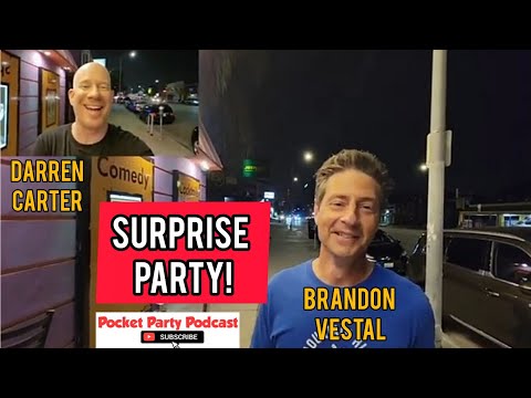 Comedian Brandon Vestal From Dry Bar Comedy | Surprise Party | Darren Carter