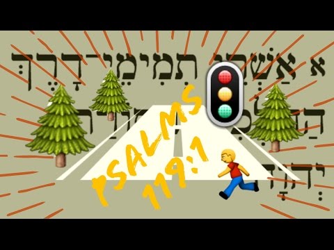 Psalms 119:1✡ Have fun learning Hebrew with emojis! Simchat Torah ❤️