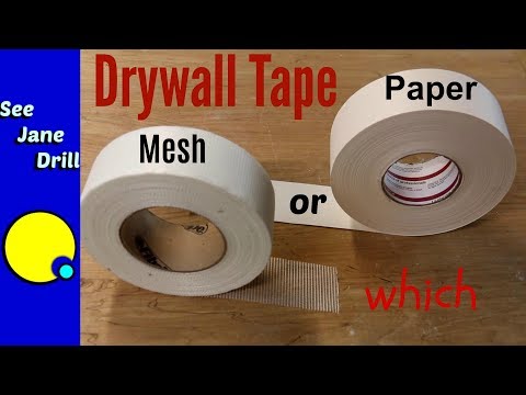 Which Drywall Tape is Better: Paper or Mesh?