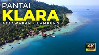 Download lagu Terbang Menyusuri Pantai Klara, Pesawaran 🌴 Keindahan Lampung dari Ketinggian | 4K Drone mp3