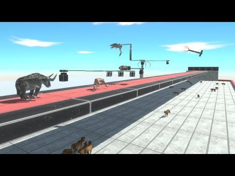 Tiger Death Bridge Run Animal Revolt Battle Simulator
