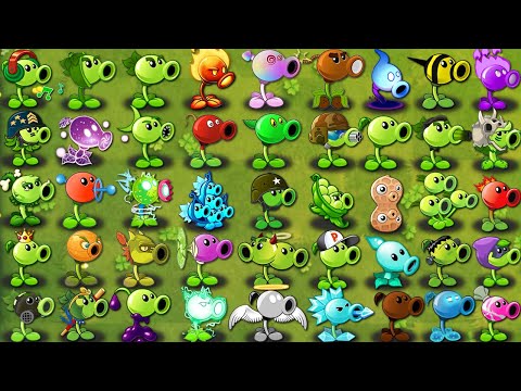 Tournament All PEASHOOTERS Plant's - Who Will Win? - PvZ 2 Battlez