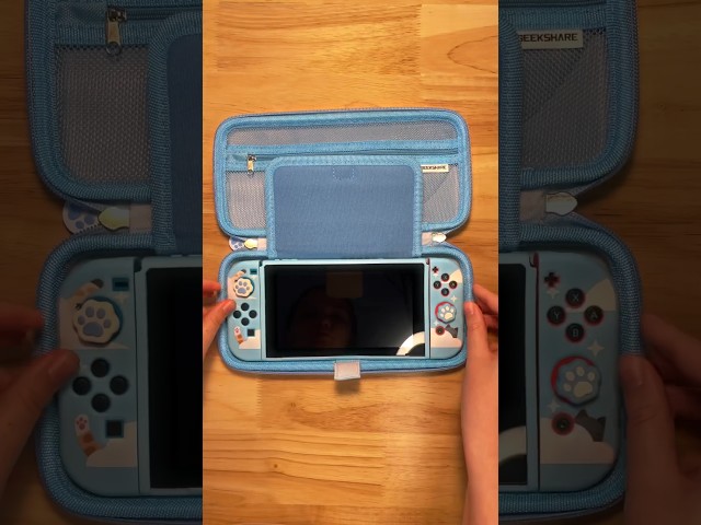 Vídeo relacionado con Jissta Funda para Nintendo Switch y Switch OLED, Accesorio Carcasa Protector Pantalla Rigido de Transporte, Accesorio Estuche Compatible con Consola Nintendo Switch y 10 Ranuras para Tarjeta