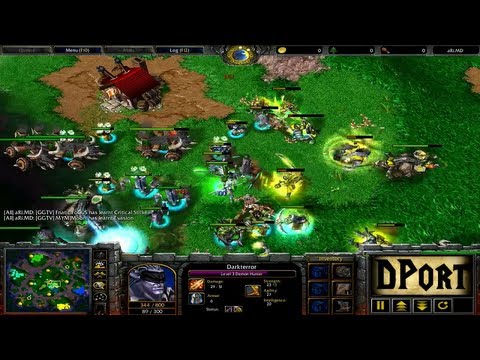 WarCraft 3: 2v2 Grubby (OC) + Moon (NE) vs Shy (NE) + FoCus (OC)