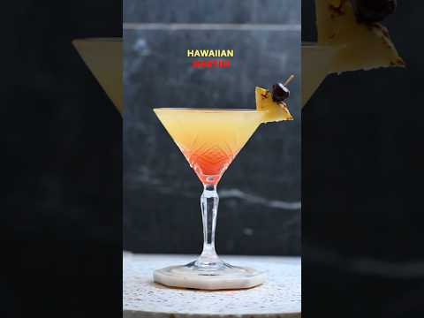 Hawaiian Martini 🌴🥰 #martini #cocktail #perfectcocktail #pineapple