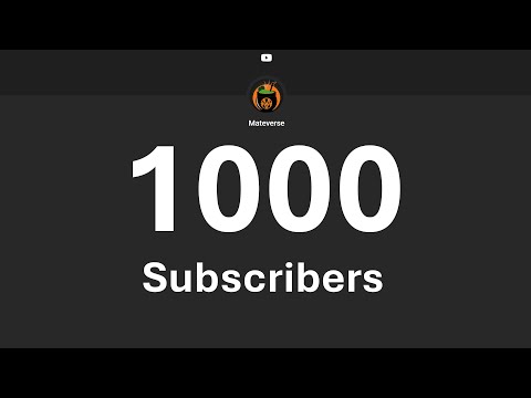 Our Past, Present and Future (1000 Subscriber special)